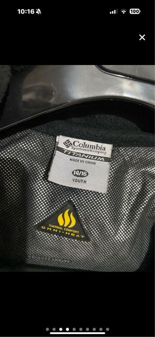 Chaqueta Columbia Hombre talla S/XS
