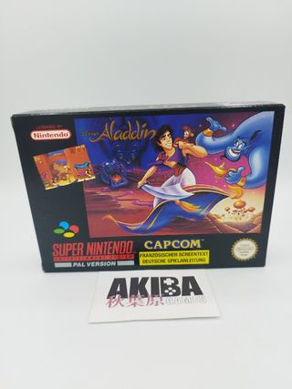 Aladdin Super Nintendo PAL Ed. Black