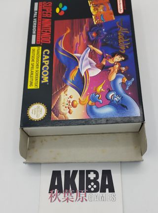 Aladdin Super Nintendo PAL Ed. Black