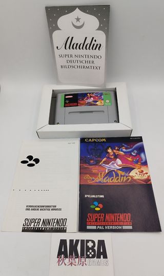 Aladdin Super Nintendo PAL Ed. Black