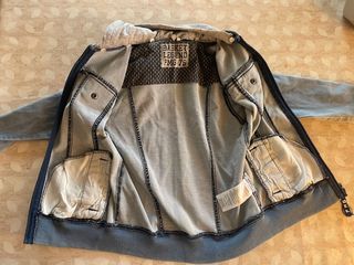 Giacca in denim con cappuccio Basket Legend PMG 76