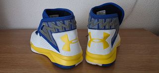 Zapatillas Under Armour Azul Blanco Amarillo