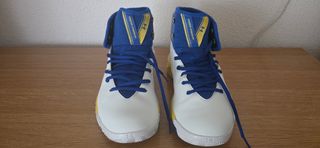 Zapatillas Under Armour Azul Blanco Amarillo