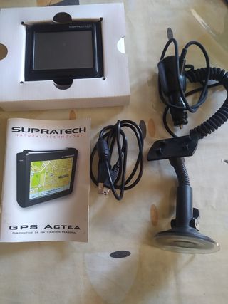 GPS Supratech con soporte y cargador