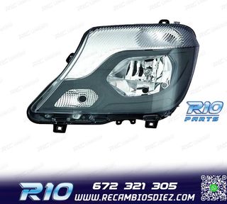 FARO IZQ PARA MERCEDES SPRINTER 13-18 FONDO GRIS