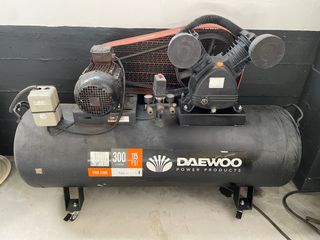 Compresor Daewoo 300L 115 PSI Trifásico