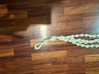 Portamacetas macramé colgante