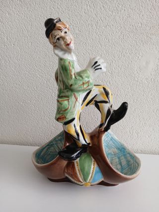 Svuotatasche Ceramica Clown Pagliaccio