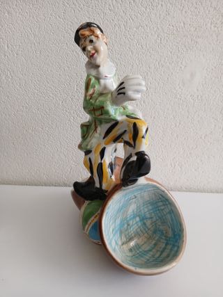 Svuotatasche Ceramica Clown Pagliaccio