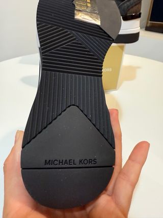 Zapatillas Michael Kors Mujer Negro Marrón