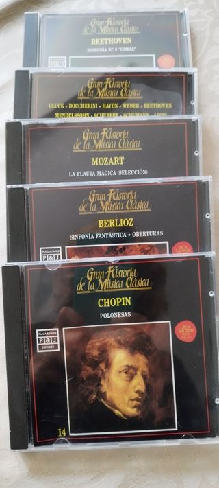30 CD's Música Clásica: Mozart, Rimski-Korsakov...