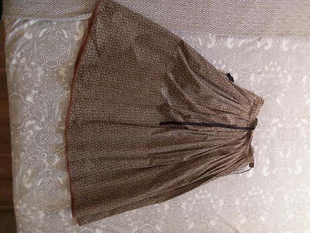 Falda Baturra Marrón + Delantal + Manguitos