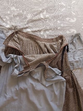 Falda Baturra Marrón + Delantal + Manguitos