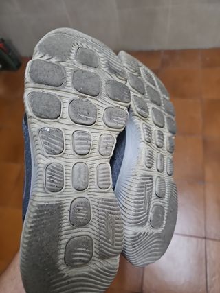 Zapatillas Skechers Gris y Naranja