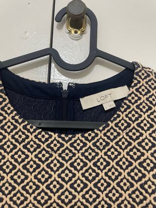 Vestido LOFT Ann Taylor Geométrico