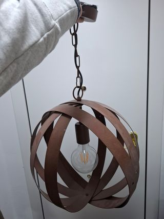 Lámpara de techo colgante estilo rústico