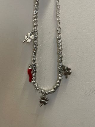 Lotto braccialetti argentati