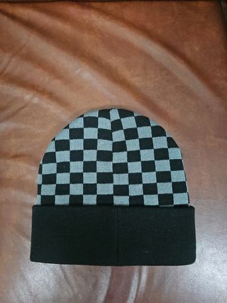 Gorro Alpinestars Cuadros Negro Gris