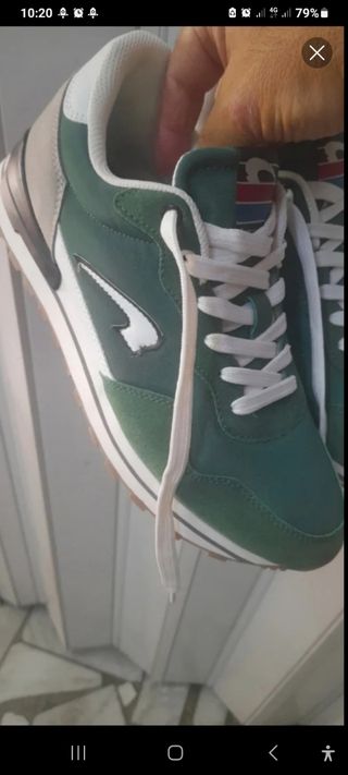 Sneakers Kronos Verdi/Bianche Taglia 40