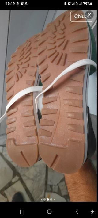 Sneakers Kronos Verdi/Bianche Taglia 40