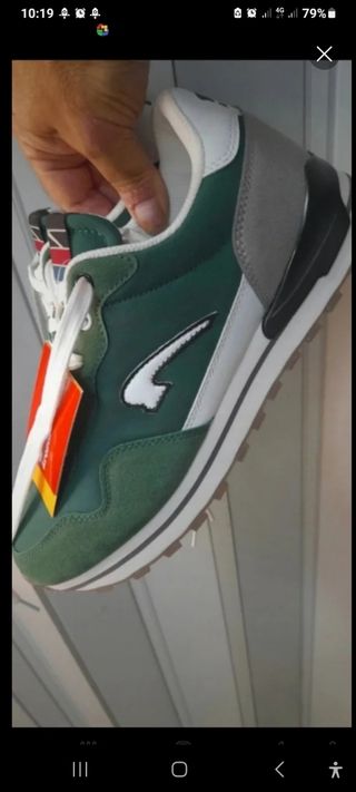 Sneakers Kronos Verdi/Bianche Taglia 40