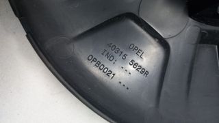 Tapacubos Renault Negro Plástico
