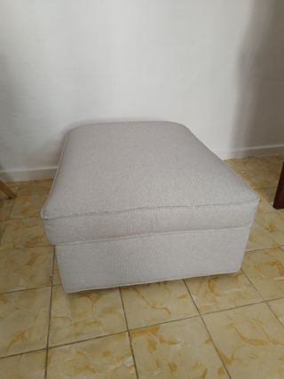 Puf Kivik Ikea gris