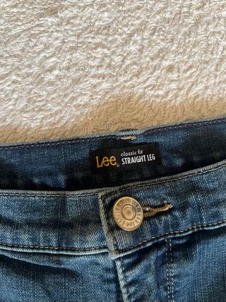 Pantalones vaqueros Lee azules talla M