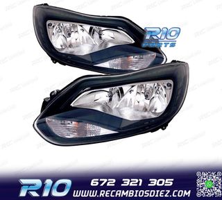 FAROS PARA FORD FOCUS IV 11-14 FONDO NEGRO