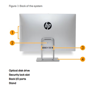 HP Pavilion 27-r050ns All-in-One Plata