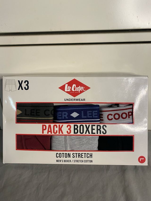 Pack 3 Bóxers Lee Cooper Talla L
