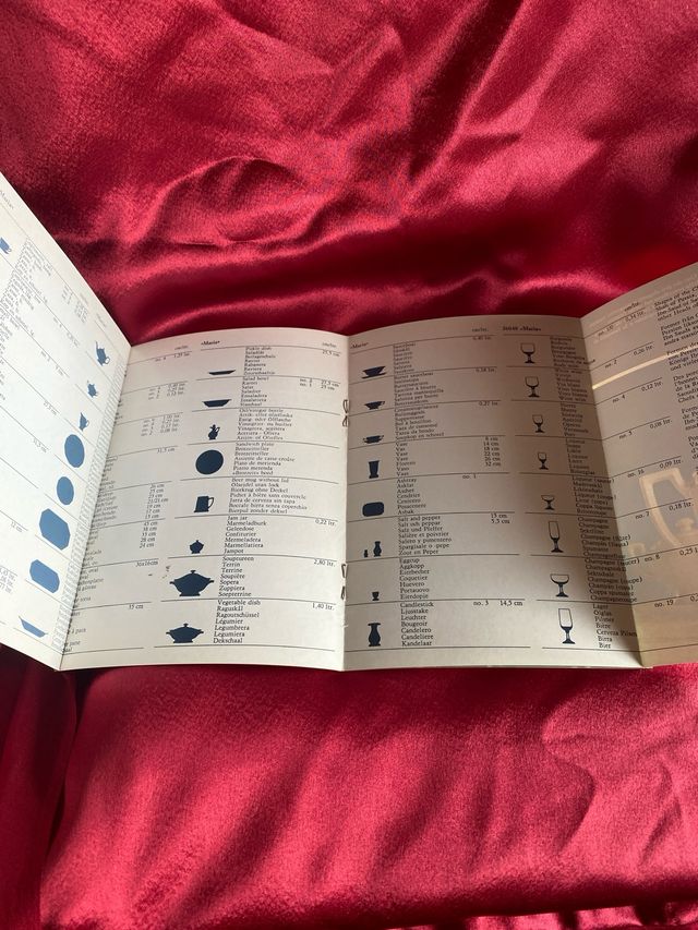 Depliant Rosenthal Classic Rose Collection vintage