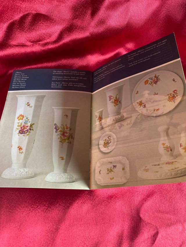 Depliant Rosenthal Classic Rose Collection vintage