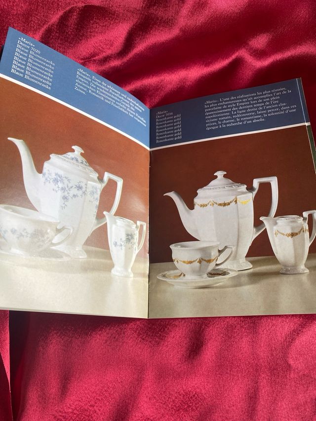 Depliant Rosenthal Classic Rose Collection vintage