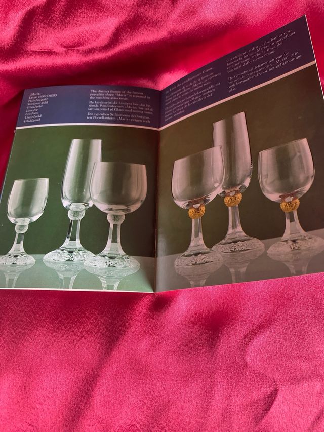 Depliant Rosenthal Classic Rose Collection vintage