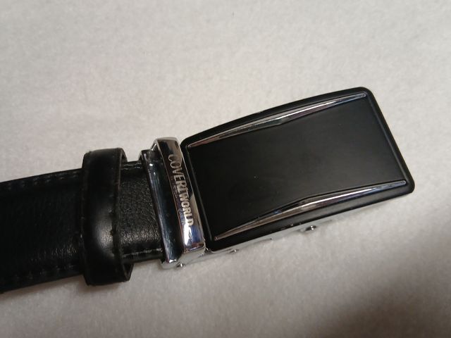 Cintura Coveri World vera pelle nera fibbia