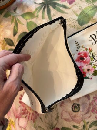 Due pochette nuove tela per la nonna