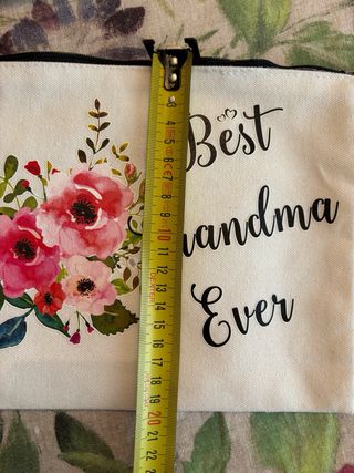 Due pochette nuove tela per la nonna