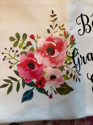 Due pochette nuove tela per la nonna