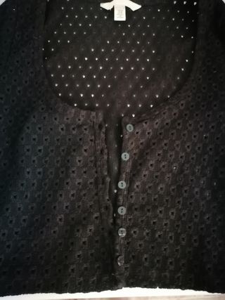 Top H&M Negro Talla XS