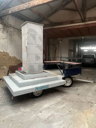 Carroza/ Remolque para peñas