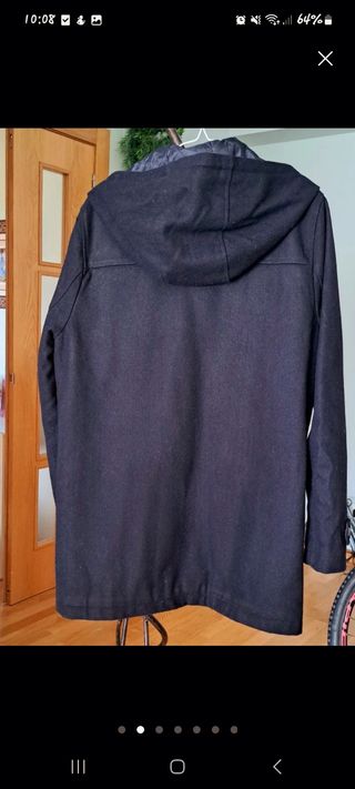 Trenca niño azul marino