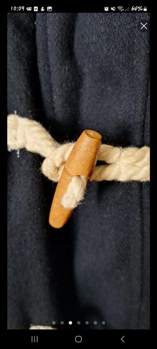 Trenca niño azul marino