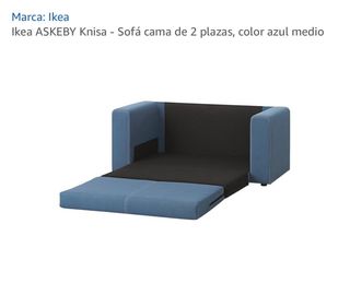 Sofá cama Ikea ASKEBY Knisa azul