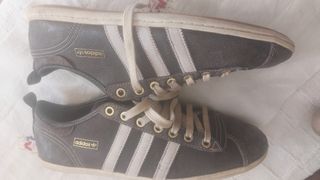 Deportivas Adidas Piel Marrón Oscuro