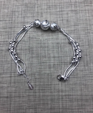 Pulsera Amuleto Suerte Plata