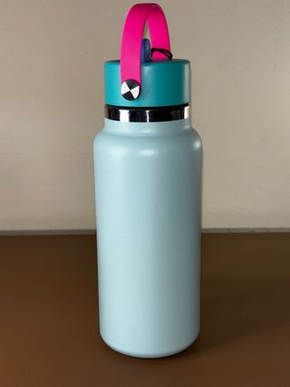 Hydro Flask Botella Agua Rosa y Turquesa