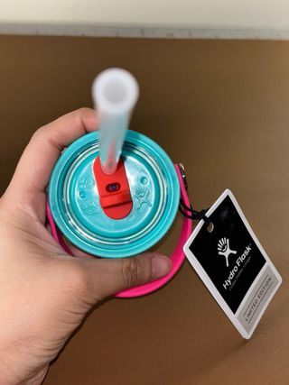 Hydro Flask Botella Agua Rosa y Turquesa