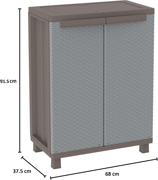 Terry, Jrattan 68 , Armario 2 Puertas con 1 Estant