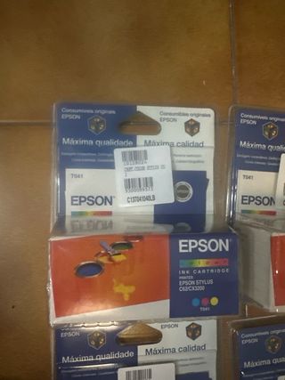 Cartuchos de tinta Epson T041 (Pack 6)